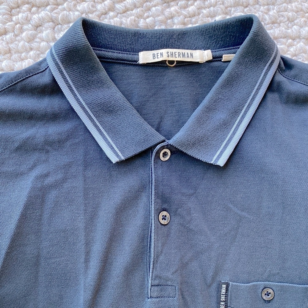 Ben Sherman Polo Shirt Size L - Picture 3 of 6
